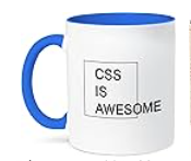 Coffee mug with misaligned CSS